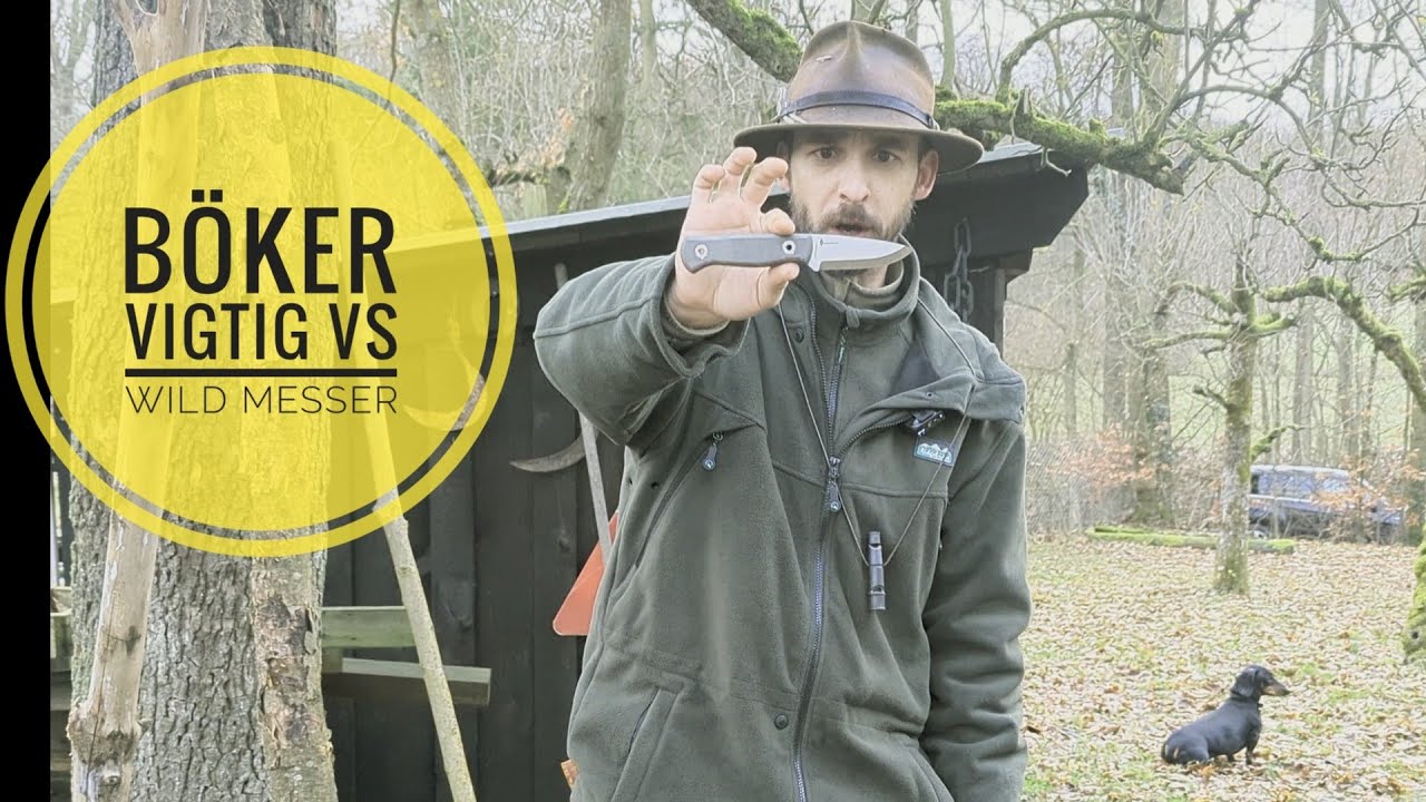 Böker Vigtig vs Wild #bushcraft #survival #woodcraft #knife #7vswild