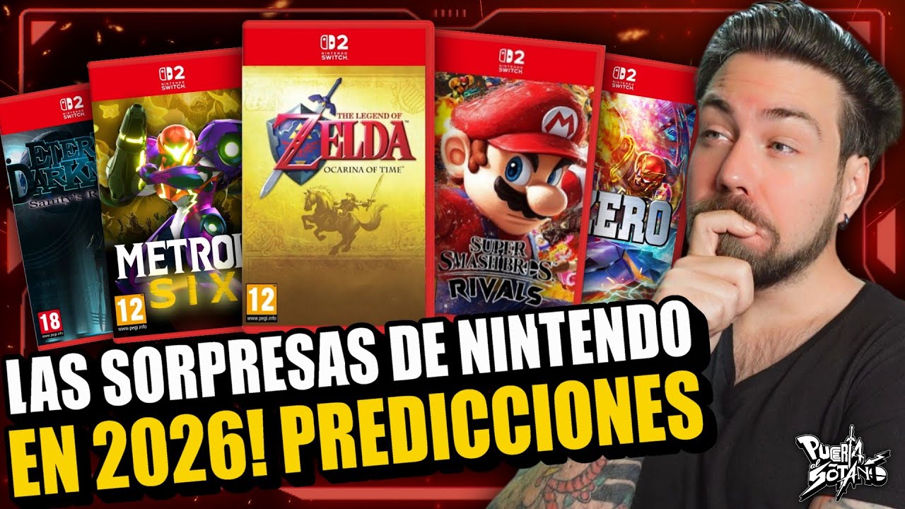 🔥Las GRANDES SORPRESAS de Nintendo Switch 2 para 2026 (Y más allá) Cuáles se CUMPLIRÁN? Predicciones