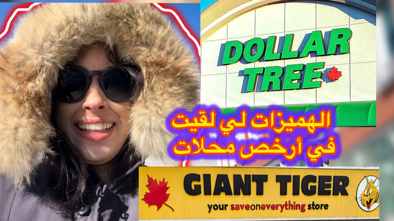 الهميزات لي لقيت ف Giant Tiger و Dollar Tree