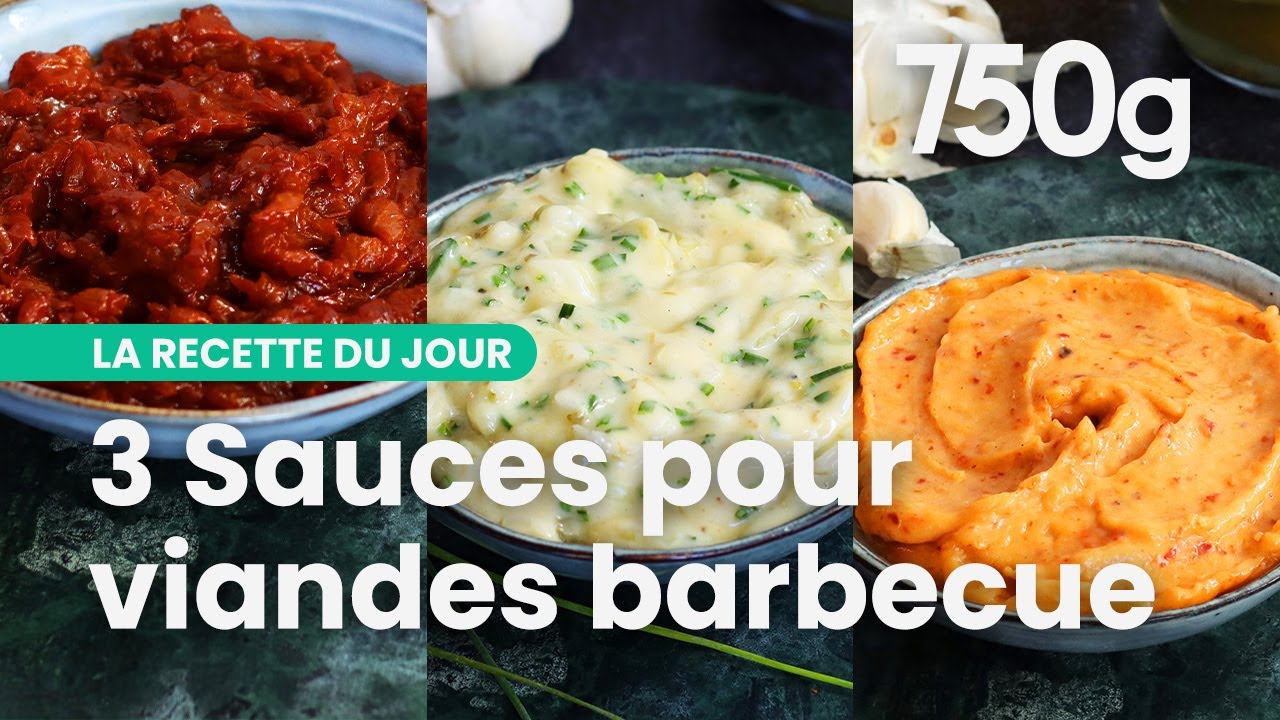 3 recettes de sauces pour viandes et barbecues (Samoura&iuml;, Tartare et BBQ) - 750g