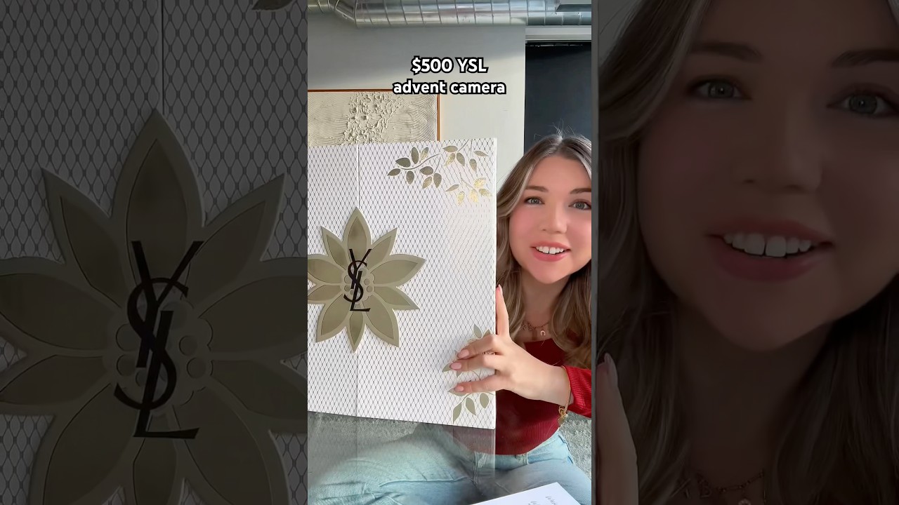 opening the $500 YSL advent calendar!✨