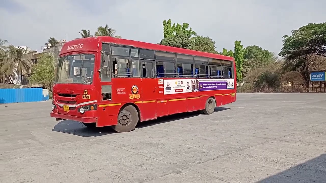 Boisar Bus Stand 2026 #msrtc #bus #travel #vehicles #transport #lalpari #kokan #boisar #palghar #old