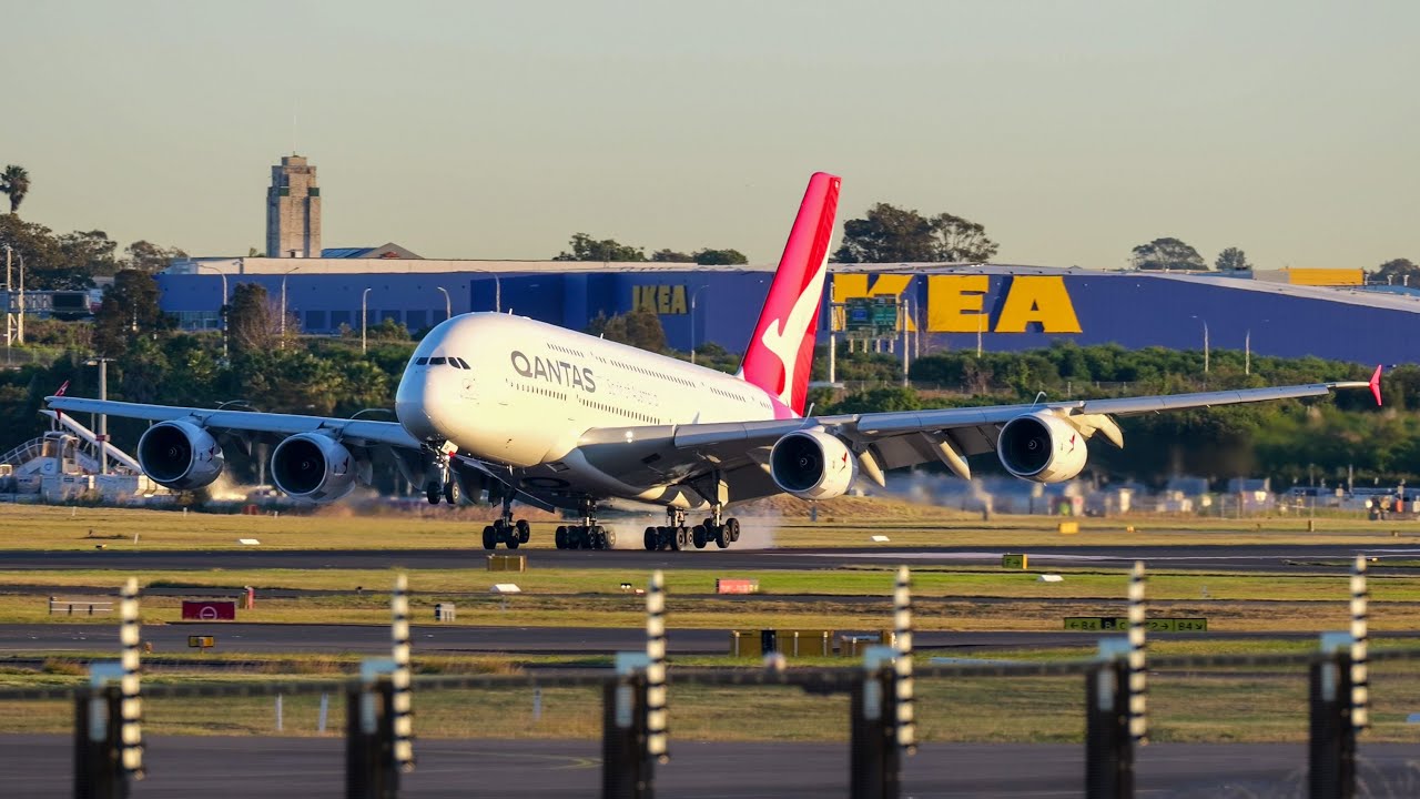 30 MINUTES of BEAUTIFUL 4K Morning Takeoffs and Landings at Sydney Airport
