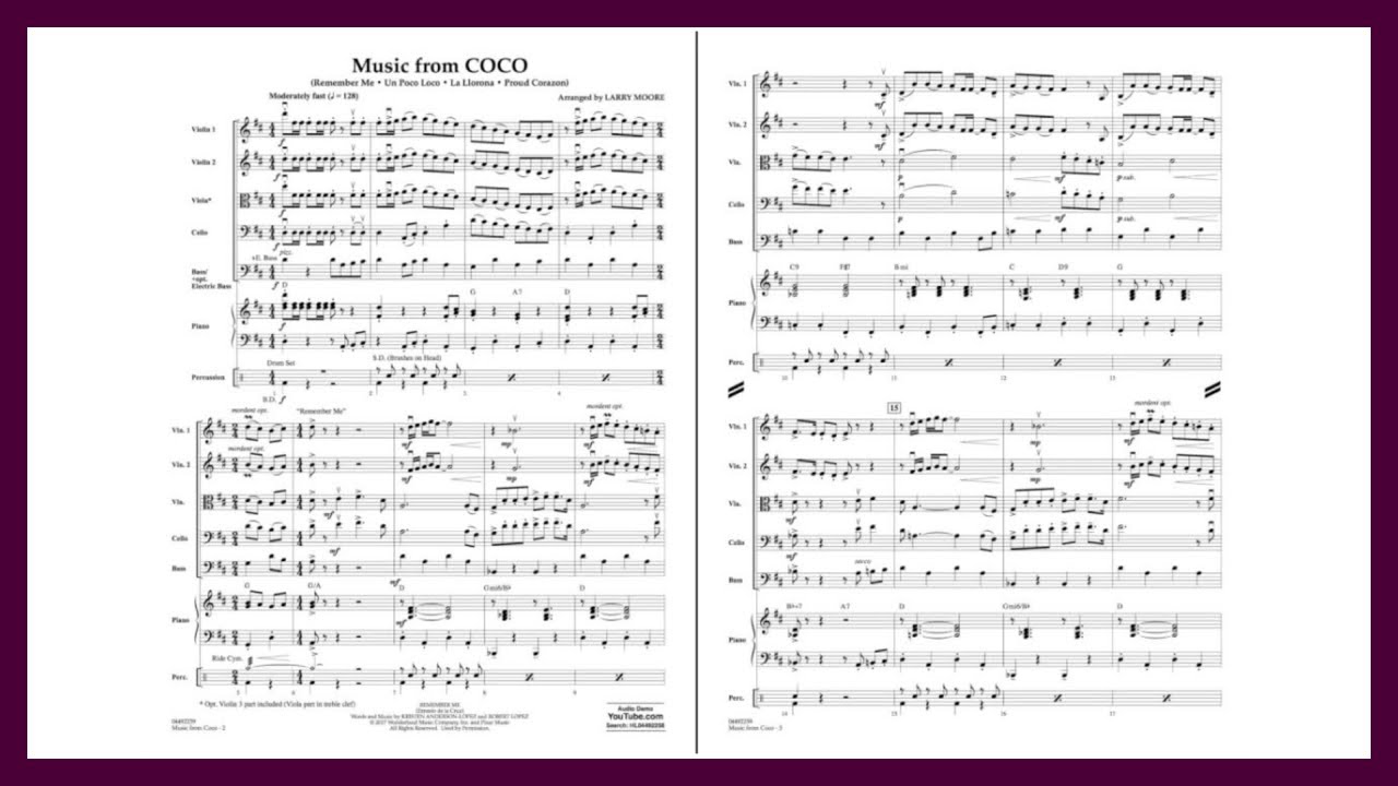 Music from Coco by Michael Giacchino | Arr. Larry Moore