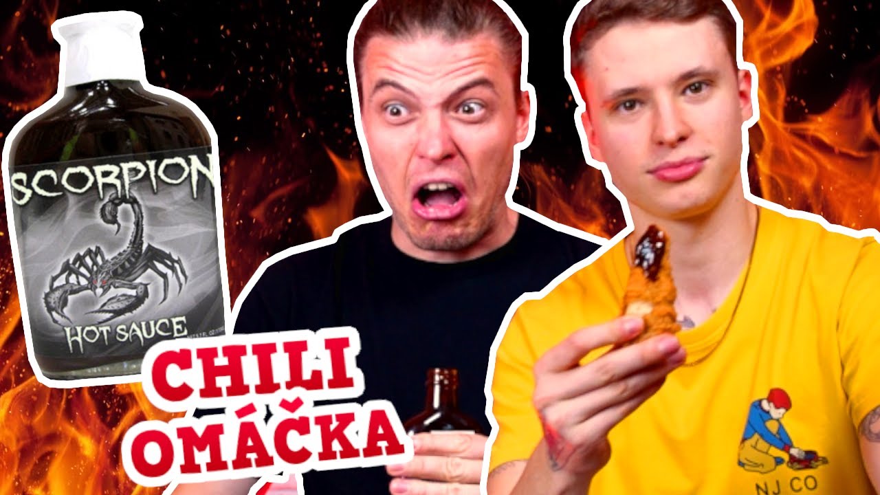 NAJLEPŠIA Chili Omáčka Akú Sme Jedli - Scorpion Hot Sauce w/ Škorpiónssie