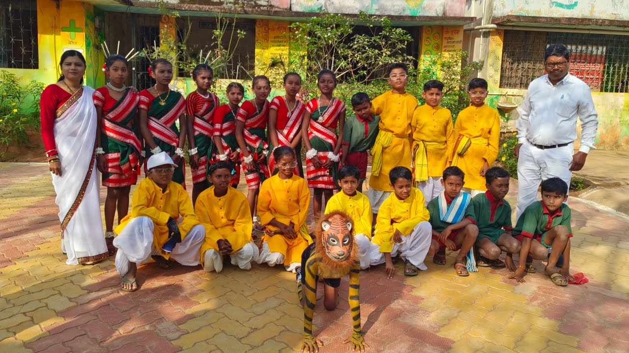 Zaki #1st price _Zade Lava Zade Jagwa | Adivasi Dance | ZP School Performance