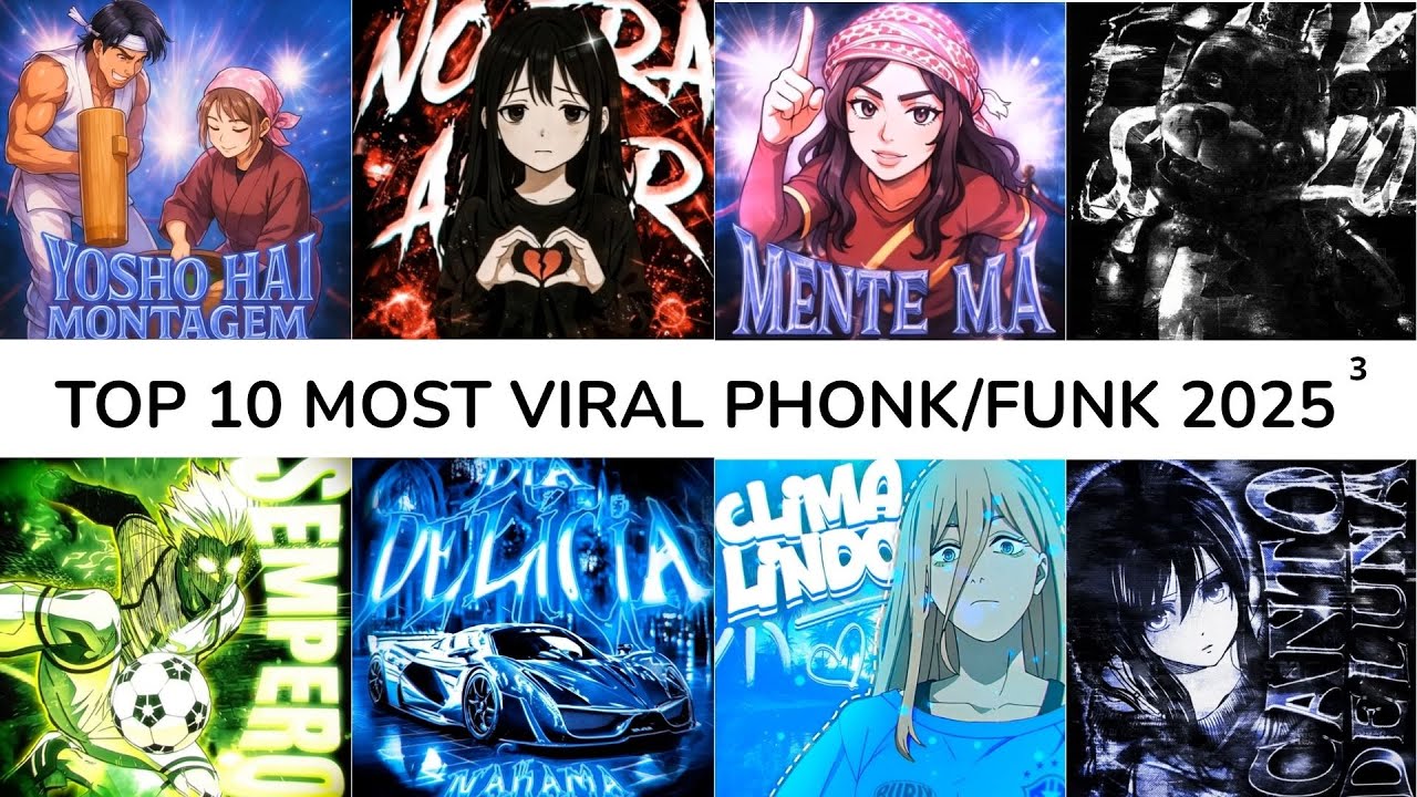 TOP 10 MOST VIRAL PHONK/FUNK 2025 PLAYLIST  3🎵