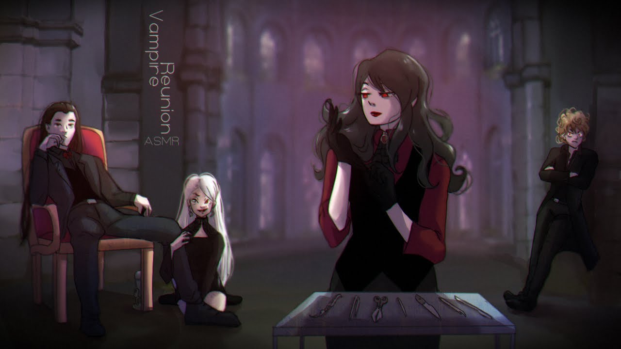 ASMR Trapt With A Family Of Vampires Roleplay (при участии GingerWitch, Dareon Audio и YumeVA)