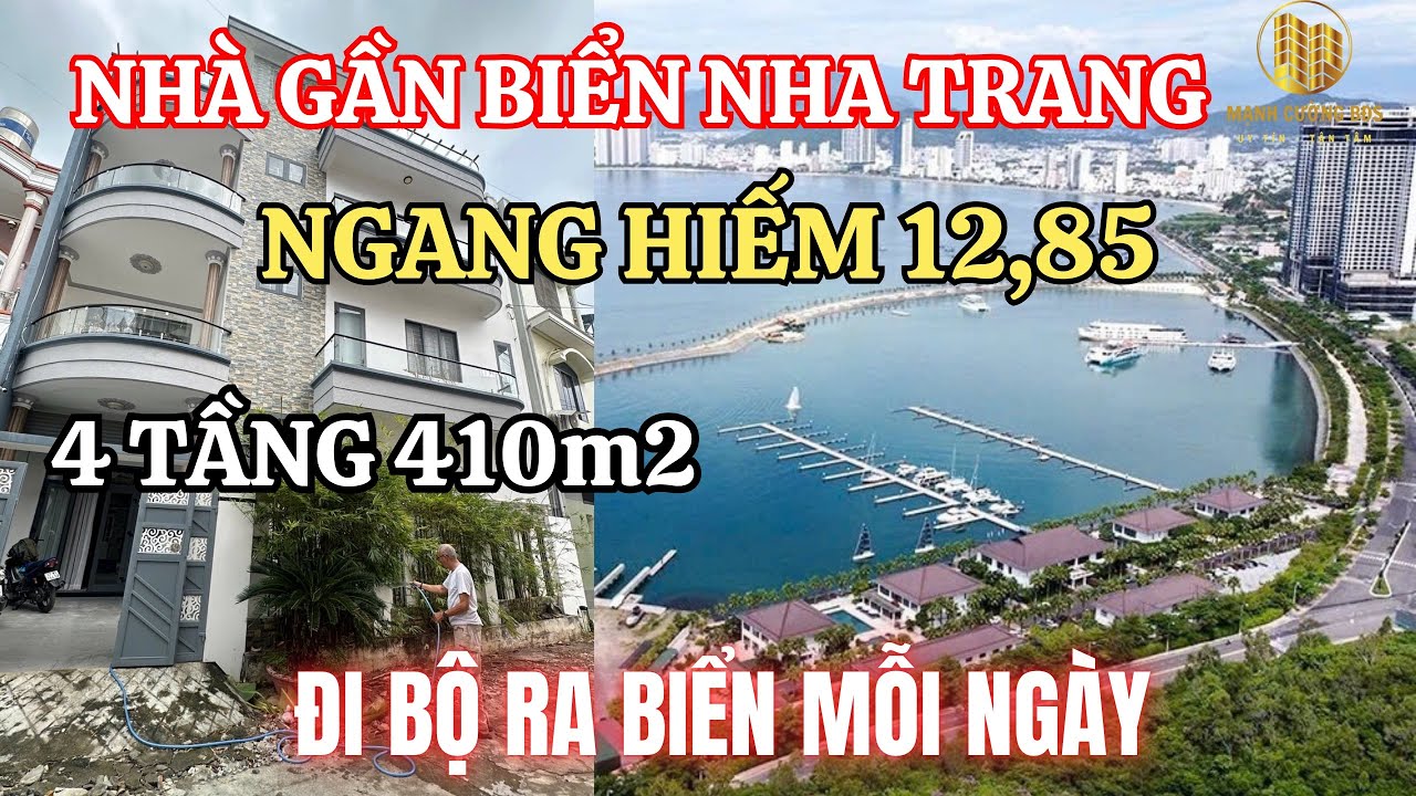 Nhà Sát Biển Nha Trang. Ngang Hiếm 12,85. Nghĩ dưỡng số 1 luôn