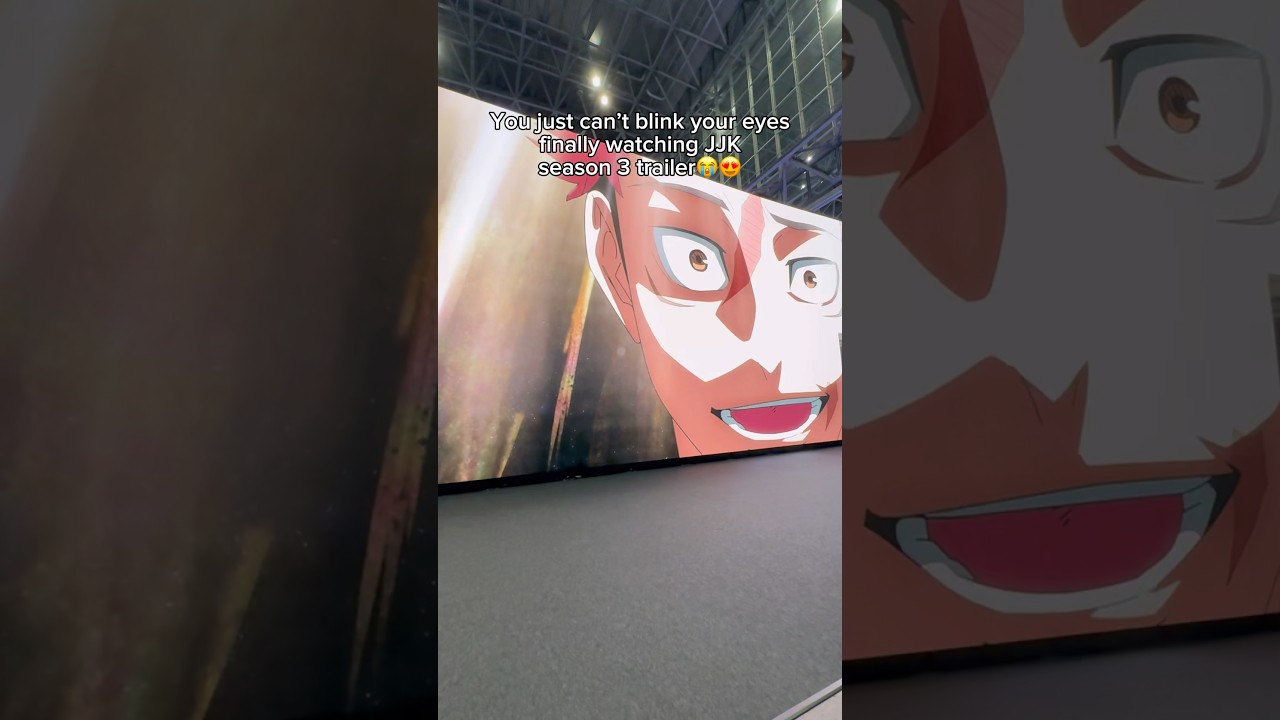 Поклонники JJK сходят с ума, смотря трейлер третьего сезона на JUMP FESTA 2026🥹😍