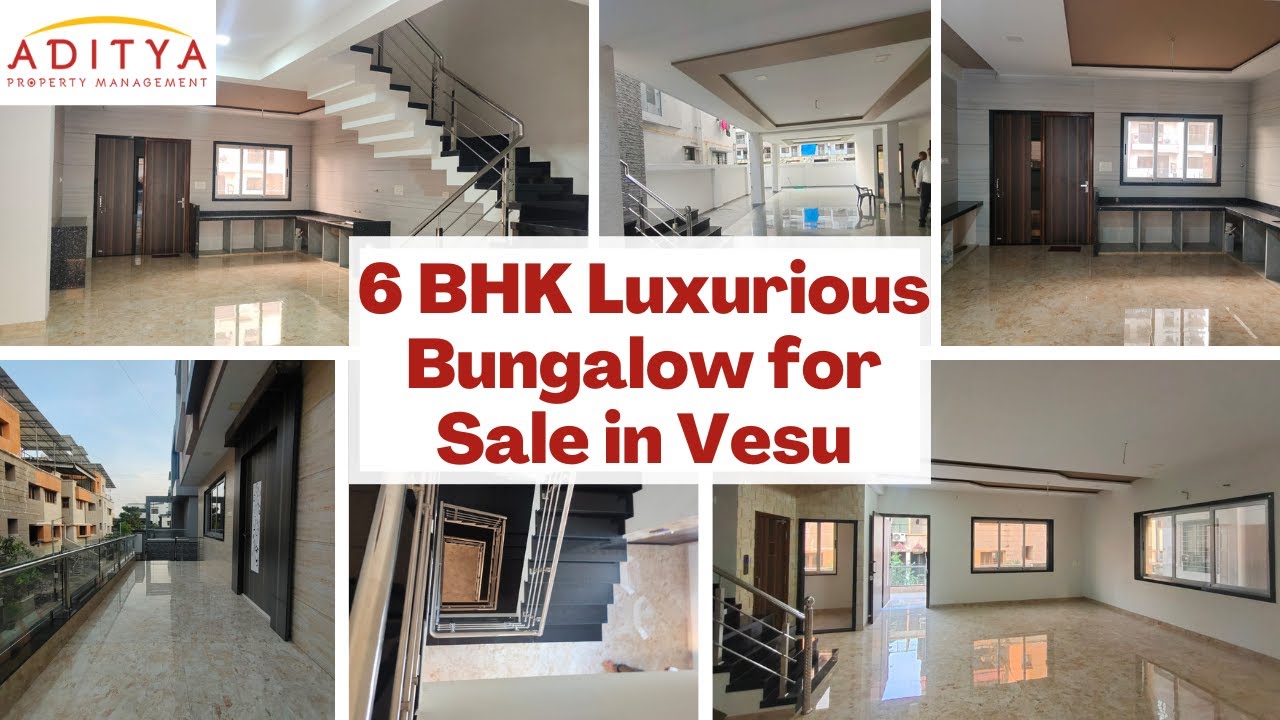 Luxury Bungalow | Sale in Vesu | Ready to move |Nr. Surat Diamond Bourse |Aditya Property Management