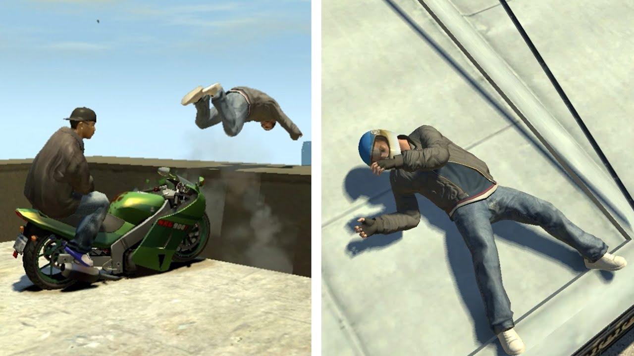 Motorcycle Crashes Ragdolls Ep.29 - GTA IV [Euphoria Physics]