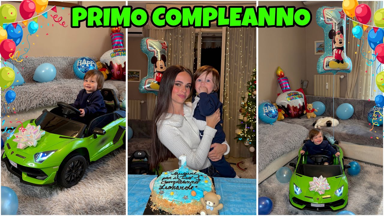 IL PRIMO COMPLEANNO DI LEONARDO 