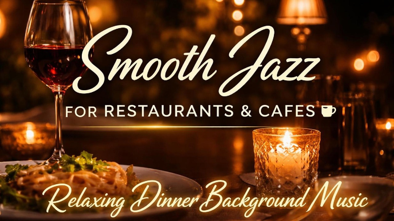 Smooth Jazz for Restaurants & Cafes ☕ Relaxing Dinner Background Music