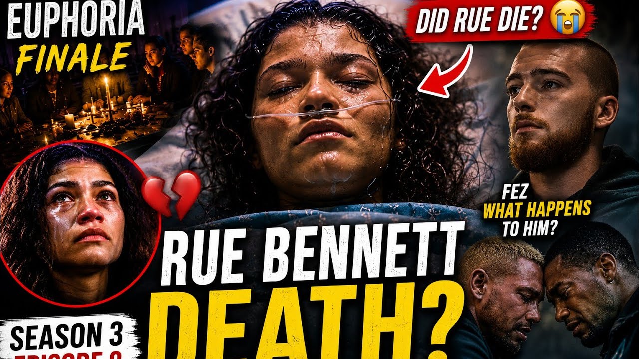 Rue Bennett Death 😱, Euphoria Rue Dies | Did Rue Die In Euphoria? | Fez Euphoria Finale 💔