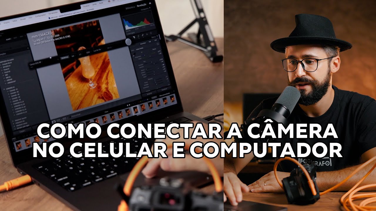COMO CONECTAR A CÂMERA NO CELULAR E NO COMPUTADOR (COM E SEM FIO)