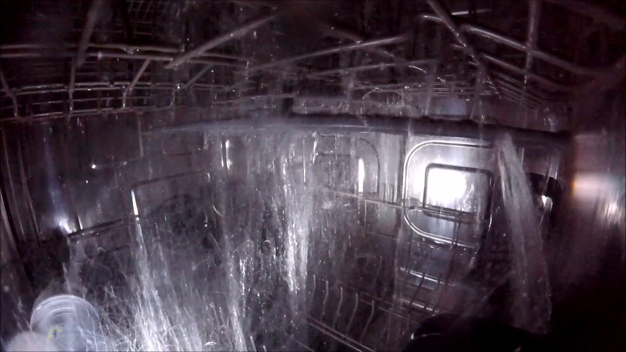 Inside a Running Samsung Dishwasher
