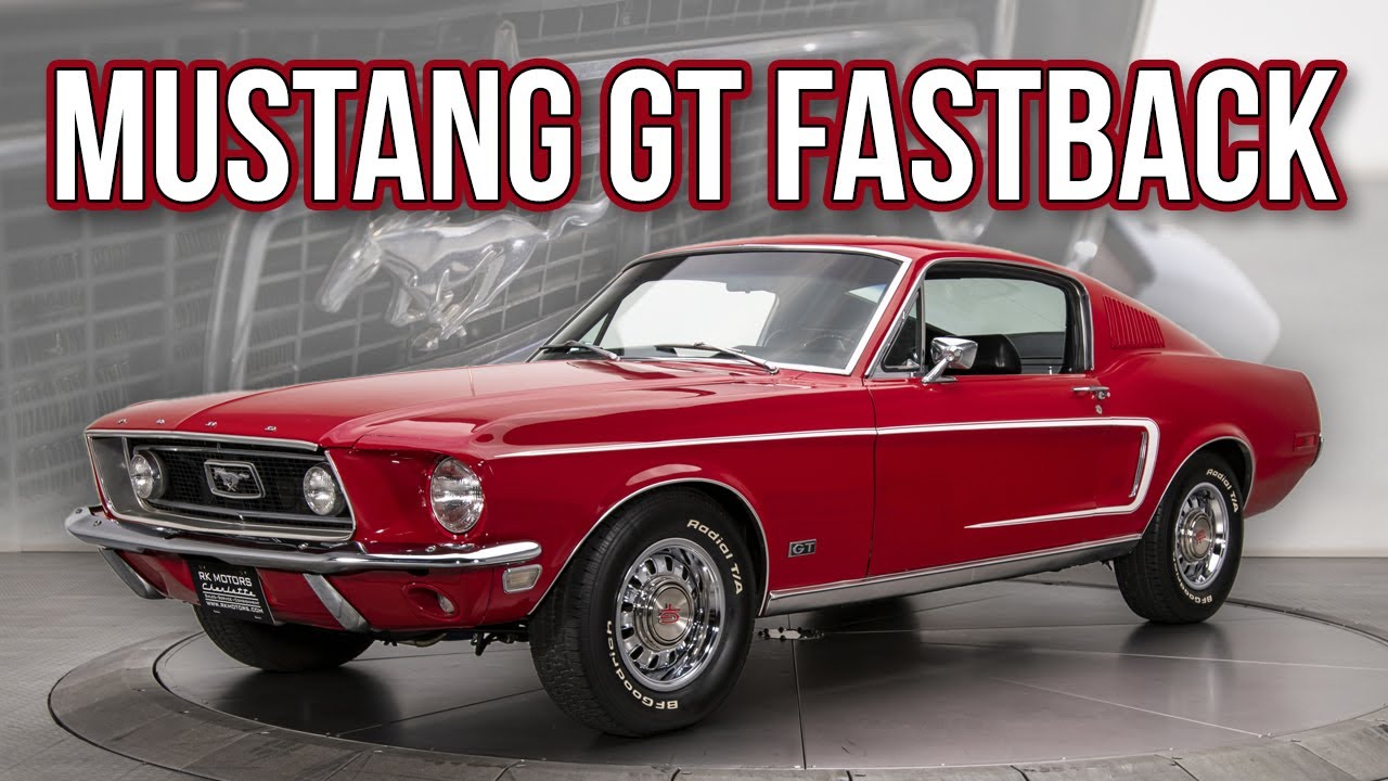 Documented S-code 1968 Mustang GT Fastback 390 V8 Auto  -  FOR SALE  -  #137442