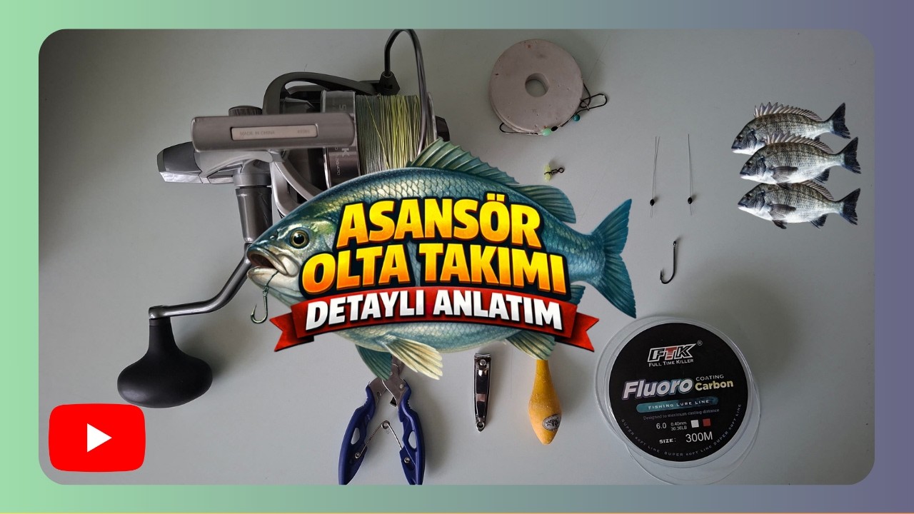 Kıyıdan Büyük Balık Yakalamak İçin En Etkili takım ! '' ASANSÖR OLTA TAKIMI ''