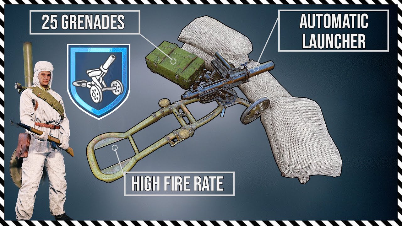 Automatic Grenade Launcher in Enlisted! &bull; SVT-40(AG) Squad &bull; MeAdmiralStarks