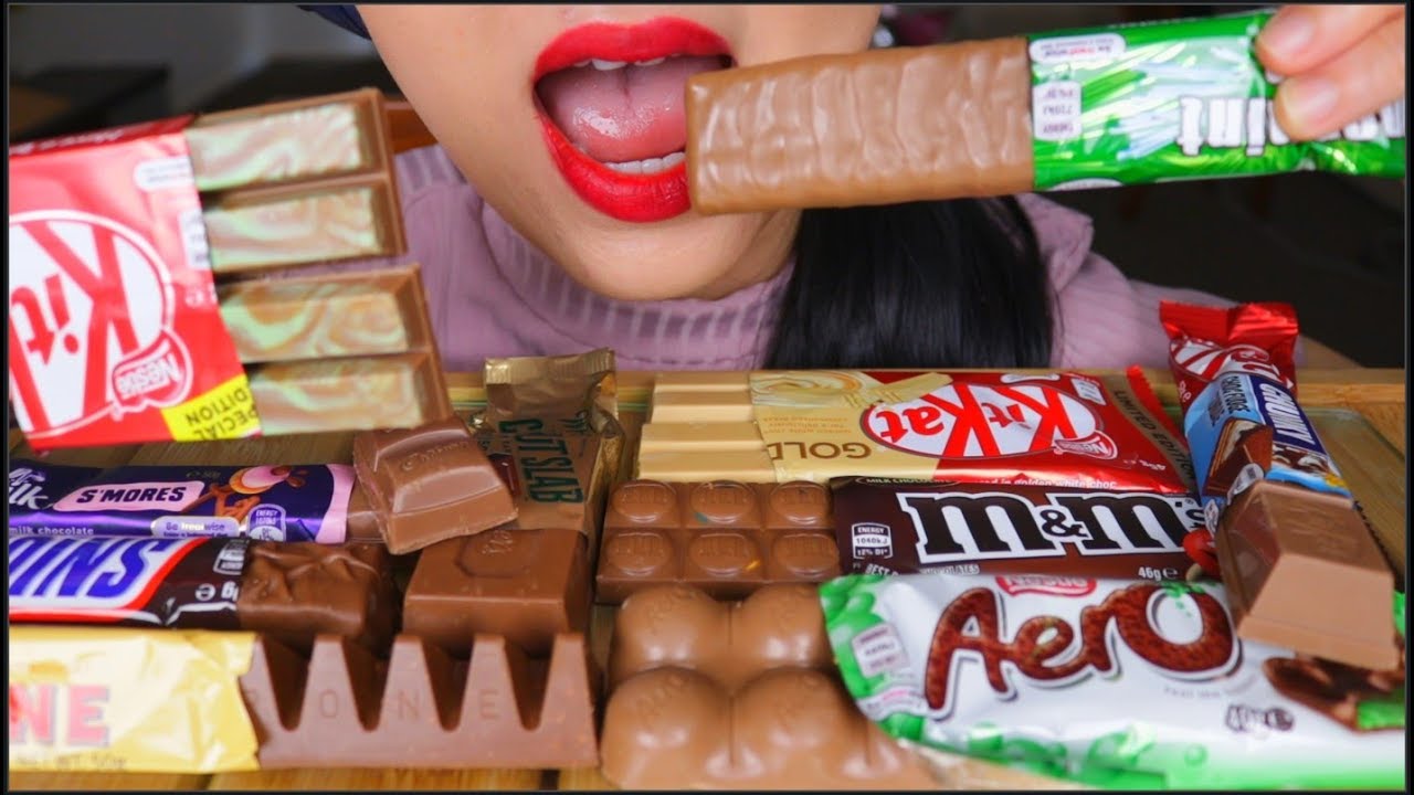 ASMR CHOCOLATE CANDY SWEETS |  EATING SOUNDS | NO TALKING