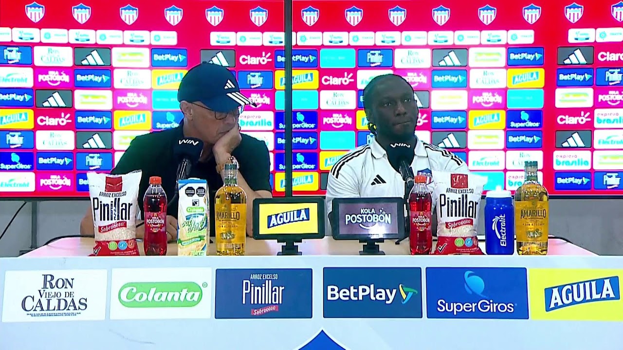 Rueda de prensa de Junior tras su partido con Boyacá Chicó