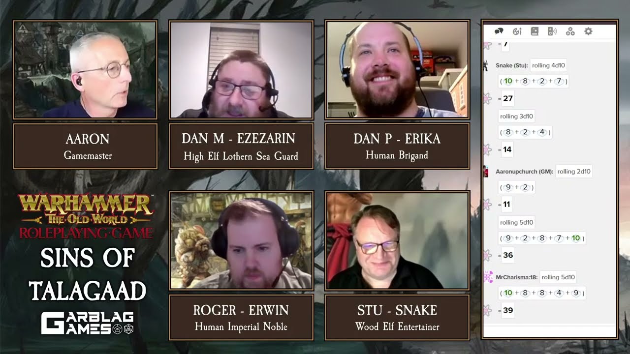 The Old World RPG - Sins of Talagaad - Episode 3