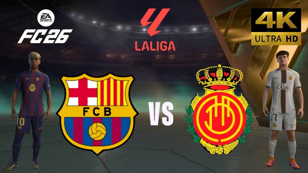 FC 26 - FC Barcelona vs Mallorca FT. Yamal - All Goals - Laliga 25/26 Full Match - PC [4K60]