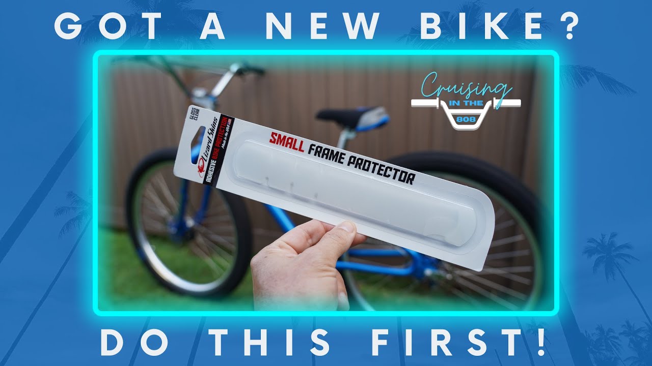 Got a new bike? Do this FIRST! Lizard Skins will protect that new paint!