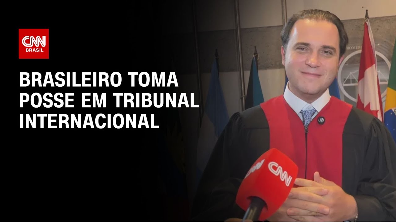 Brasileiro toma posse em tribunal internacional | CNN PRIME TIME