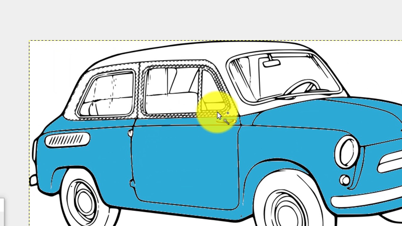 Coloring The Car