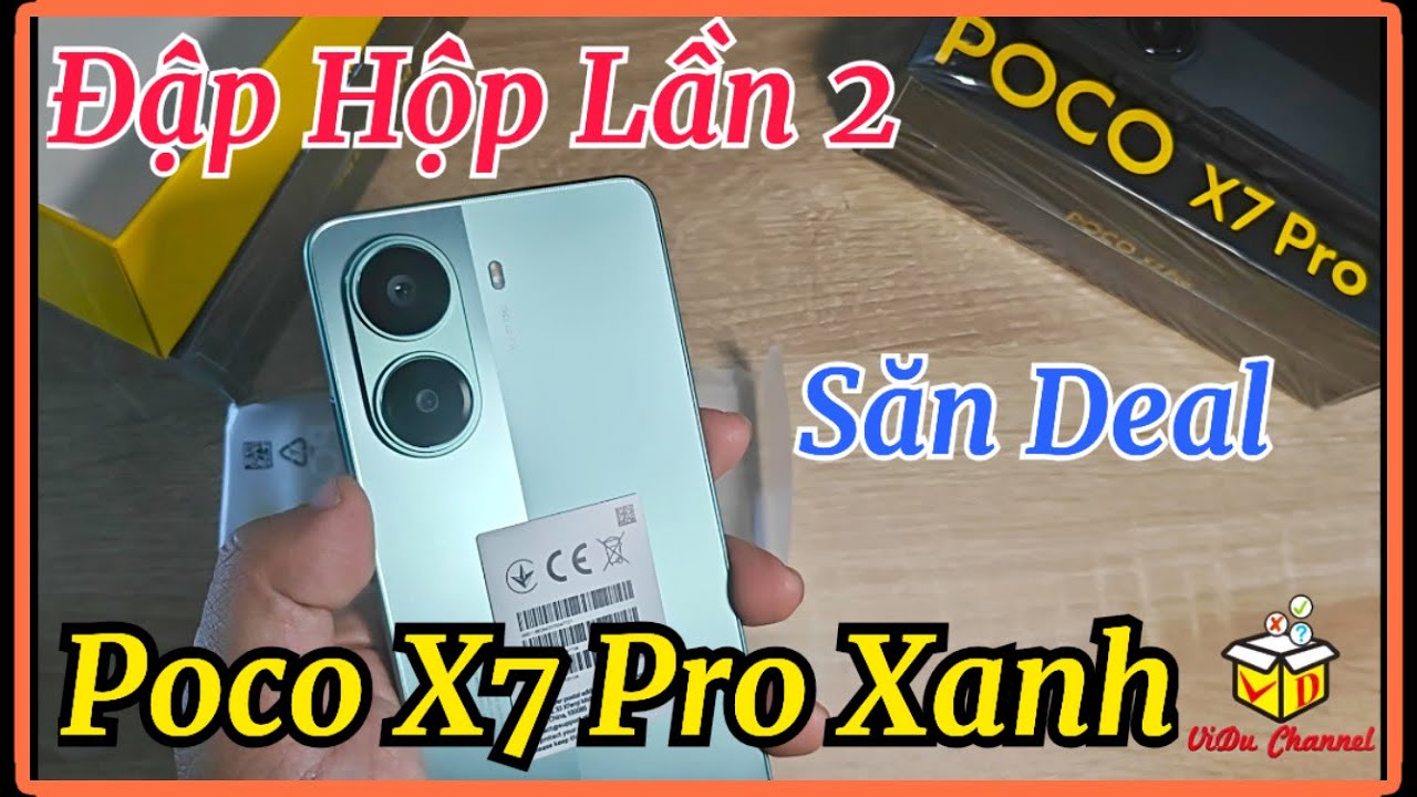 Đập Hộp Poco X7 Pro Lần 2 Màu Xanh Săn Deal