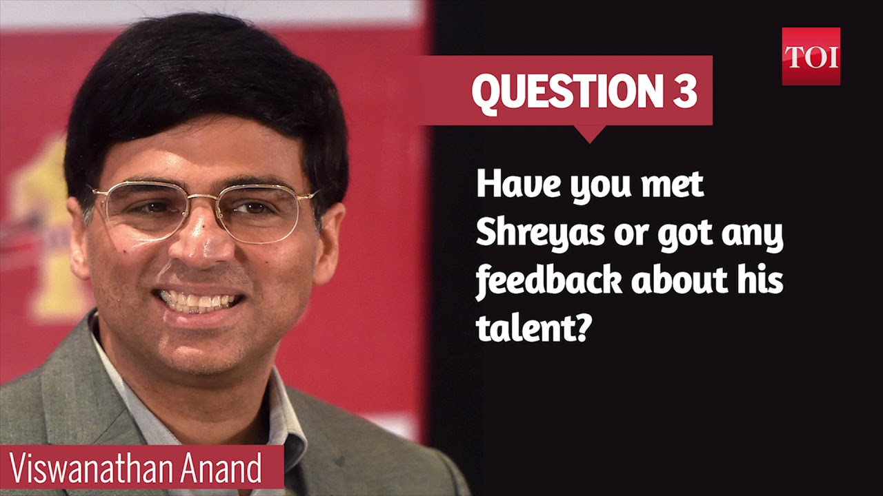 Exclusive PODCAST Interview: Viswanathan Anand on Shreyas Royal