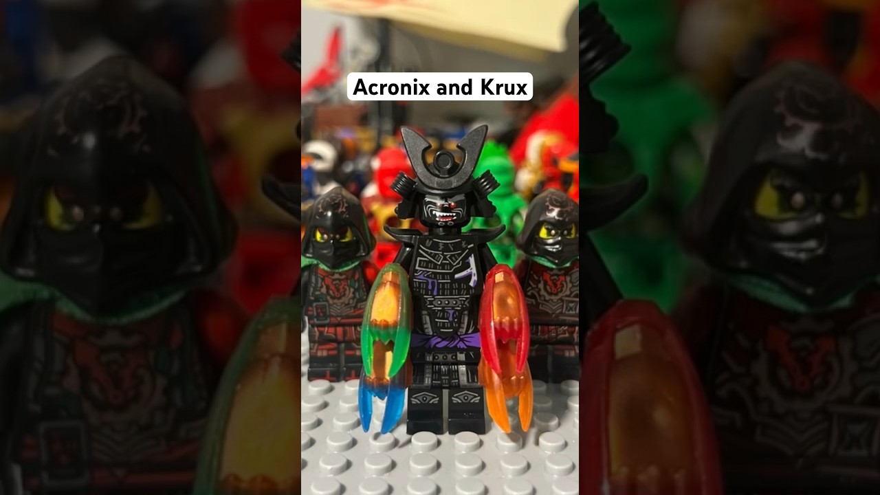 Ninjago Stop Motion: Acronix and Krux #lego #ninjago