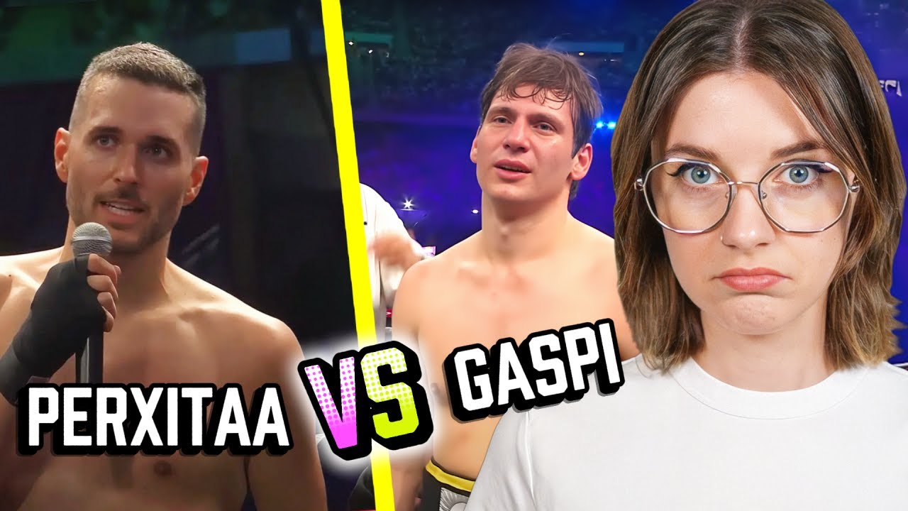 REACCION A GASPI vs  Perxitaa 😢  | LA VELADA DEL AÑO V 🥊