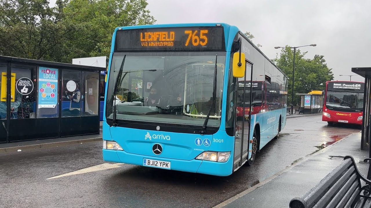 *BEAST* Arriva Midlands 3001 BJ12 YPK Mercedes Benz Citaro O530 Route 765