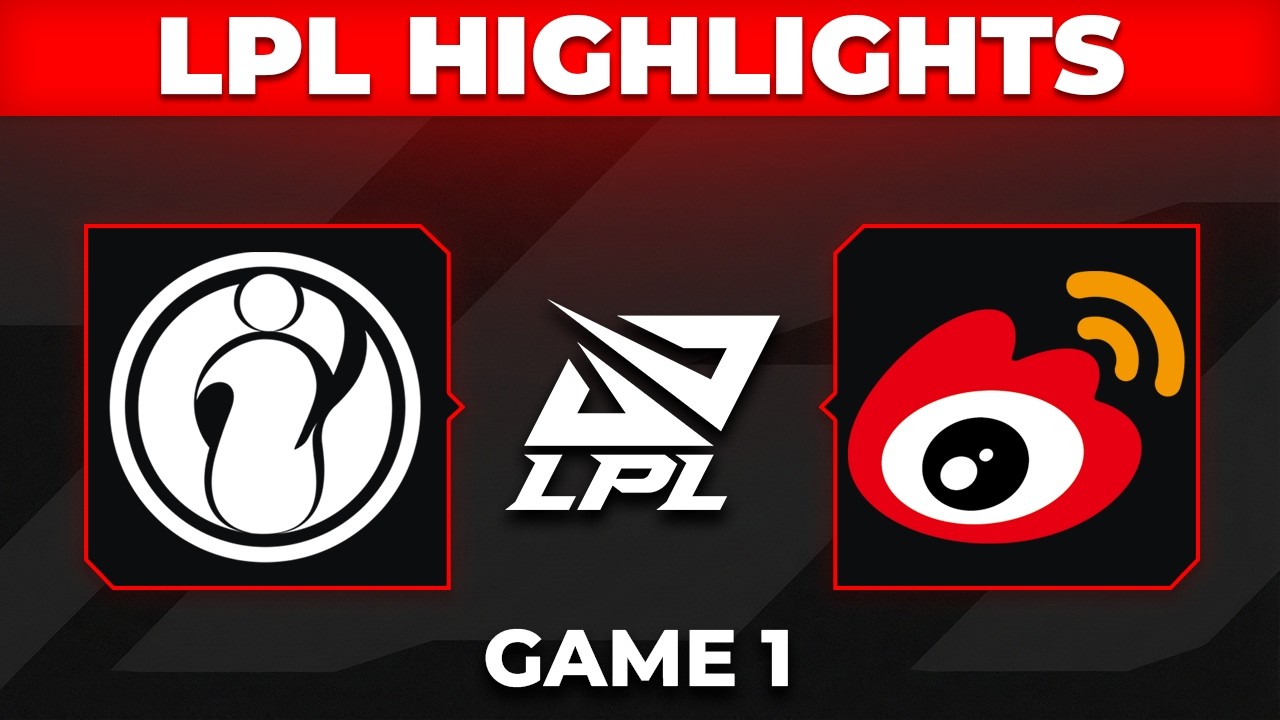 WBG vs IG Highlights Game 1 | LPL 2026 Playoffs | Weibo Gaming vs Invictus Gaming