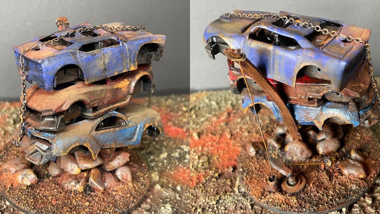 Episode 214: Car Pile Trap For Gaslands And Wastelands Highway