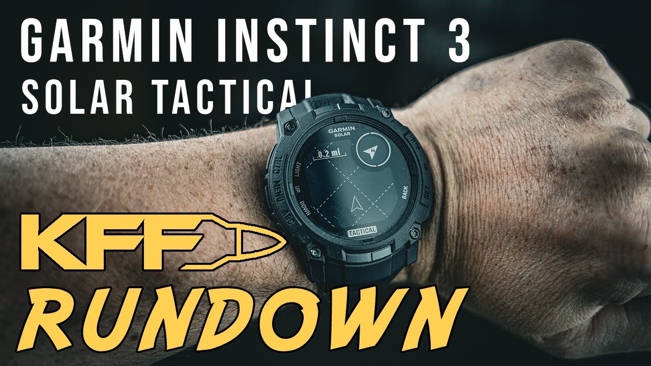 Garmin Instinct 3 Solar Tactical | КФФ РАНДАУН