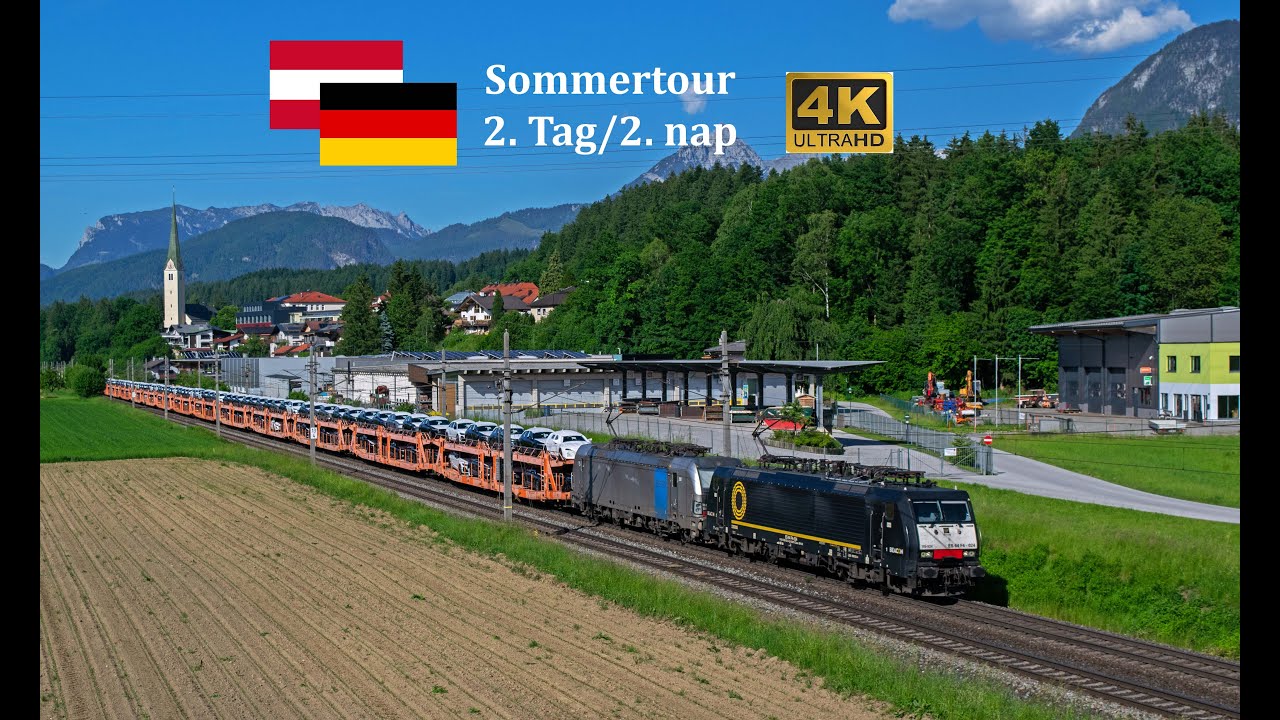 Züge rund um Prien, Trostberg, Kufstein, Kirchbichl / Sommertour 2. Tag/ Nyári túra 2. nap/ 31.05.25