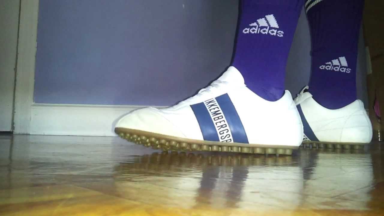 Bikkembergs white with adidas soccer socks
