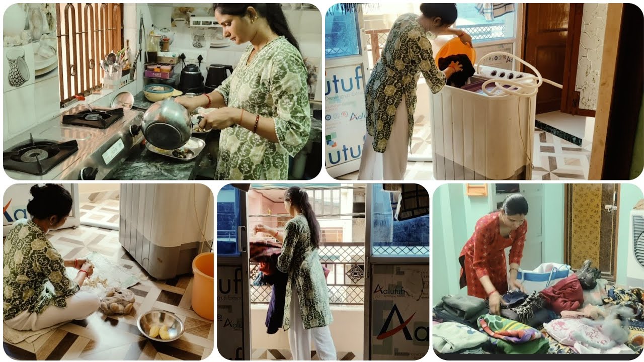 💁बिना आलस सुबह से शाम तक 🏡 गर्मी आने की तैयारी Morning to Evening Routine 🌞 housewife daily routine🌺