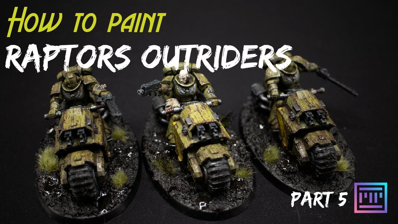 How to paint Raptors Outriders - Part 5 Wet Mud Basing
