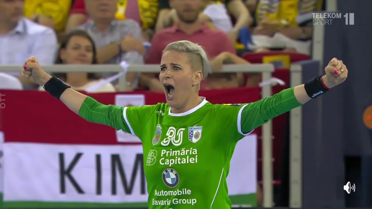 CSM Bucuresti - Gyor first half first semifinal Final 4 Budapest 2018