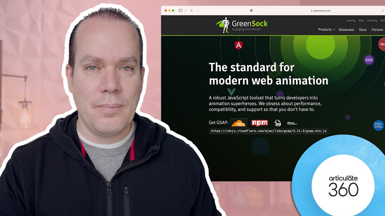 Улучшите анимацию Articulate Storyline 360 ​​с помощью Greensock