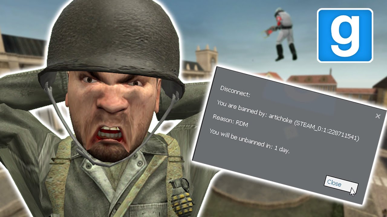 Angering An Entire Gmod 1942 RP Server