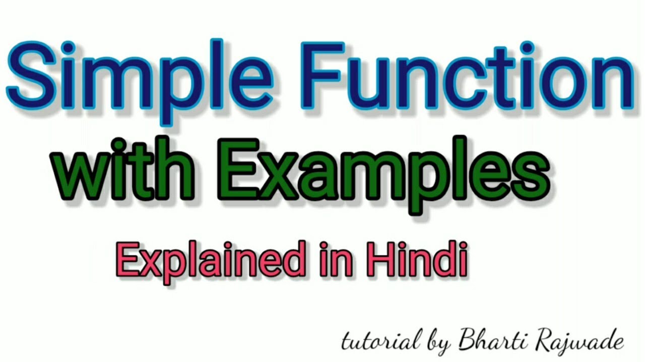 Simple function|| measure theory|| Real Analysis