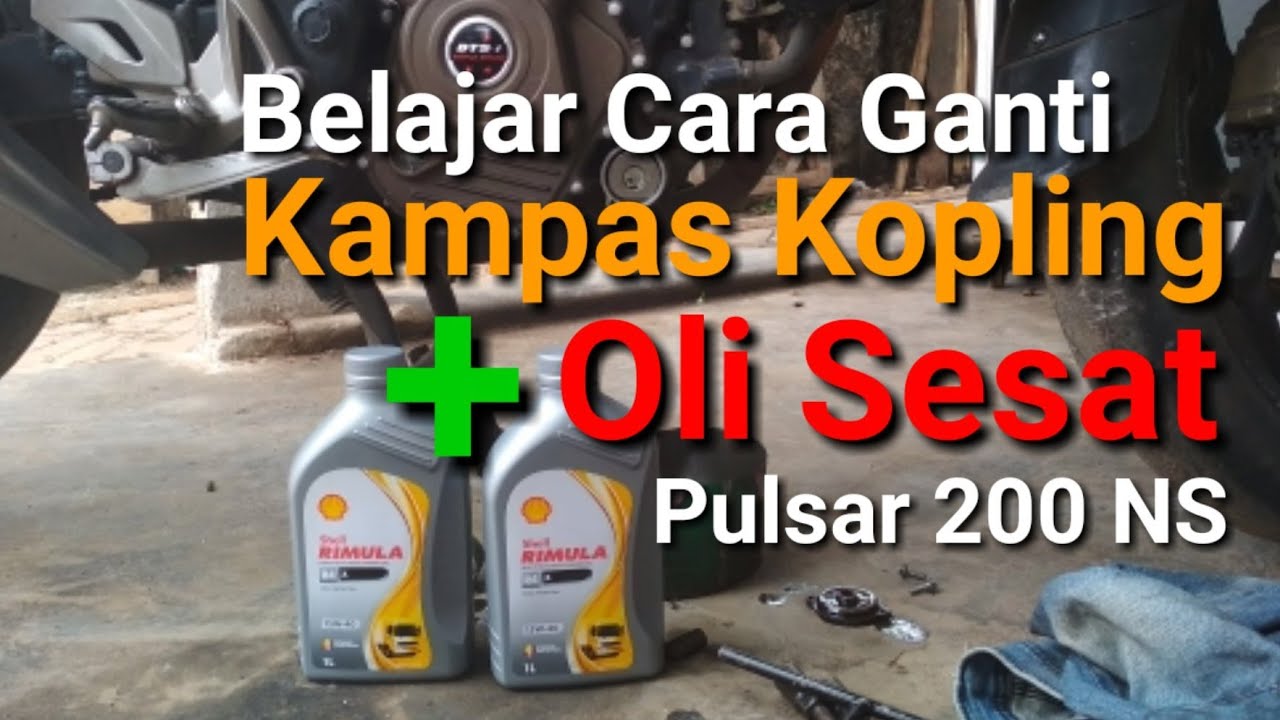 Pulsar 200 NS - Cara Pasang Kampas Kopling + Oli Sesat ???
