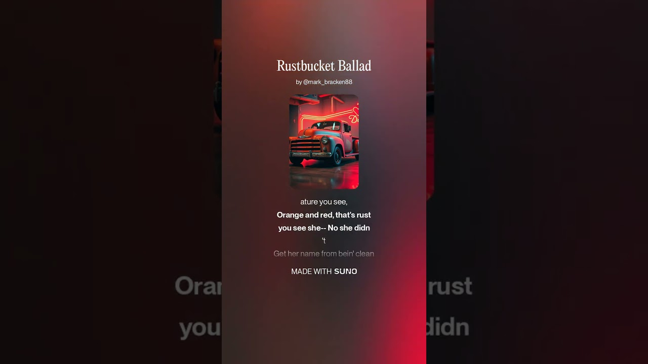 SB - Rustbucket Ballad