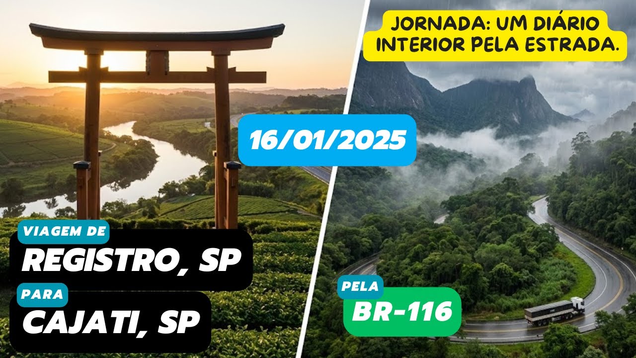 Diário de viagem: Registro, SP para Cajati, SP (BR-116 - 16/01/2025 - parte 16) #roadtrip